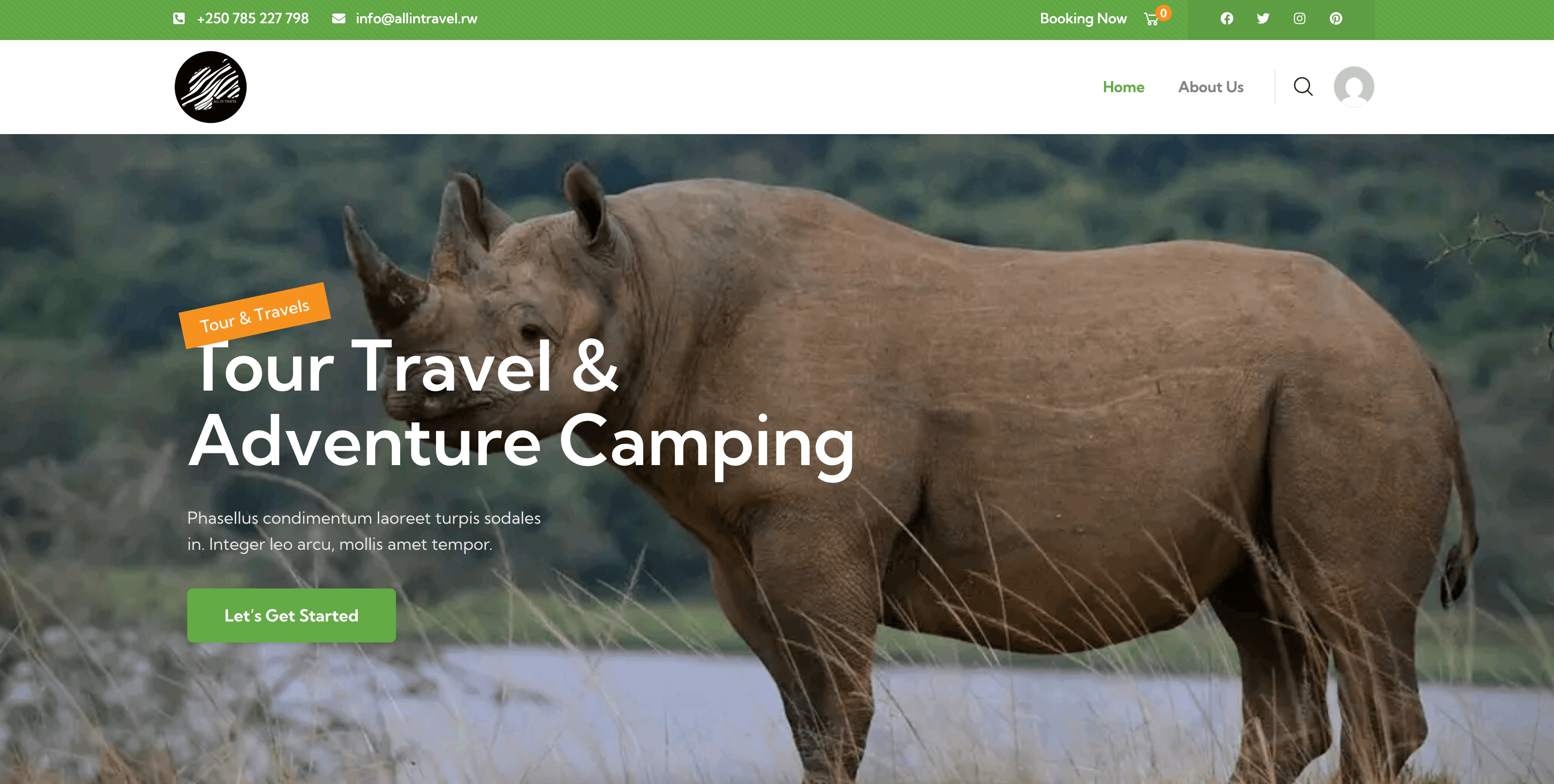 All In Travel & Tours - web platform built by Enoveta in Rwanda