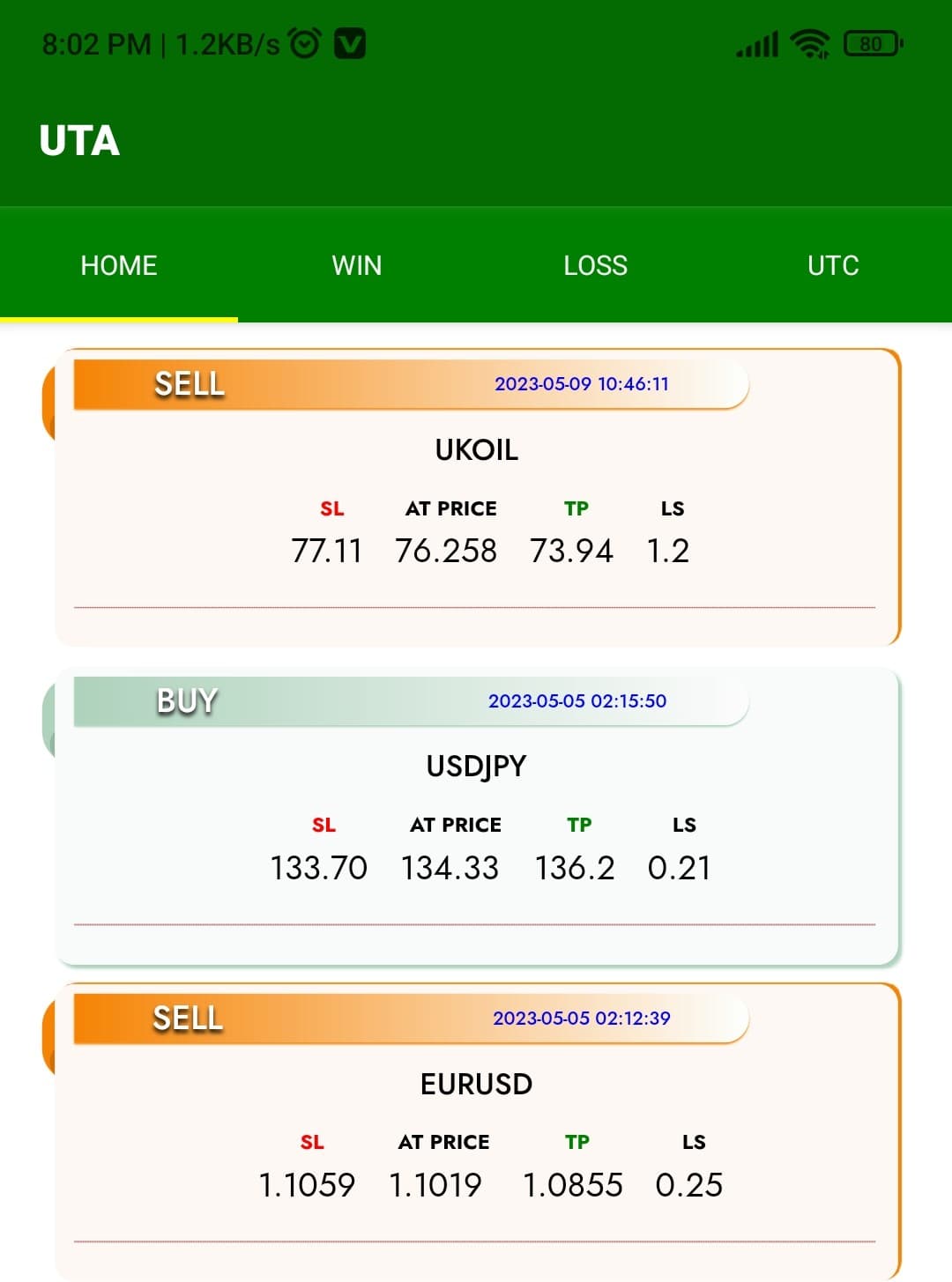UTC FX Trading Platform - mobile app built by Enoveta in Rwanda